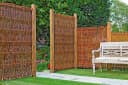 Tetzner & Jentzsch Gartenzaun FUEGO Weidengeflechtzaun Braun Bild 2