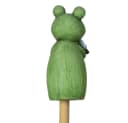 Mel-O-Design Keramik Zaunhocker Frosch Grün Gartenfigur Bild 1