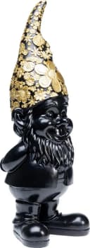 KARE DESIGN Dekofigur Zwerg Meditation Gold Polyresin Bild 1