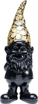 KARE DESIGN Dekofigur Zwerg Meditation Gold Polyresin Bild 2