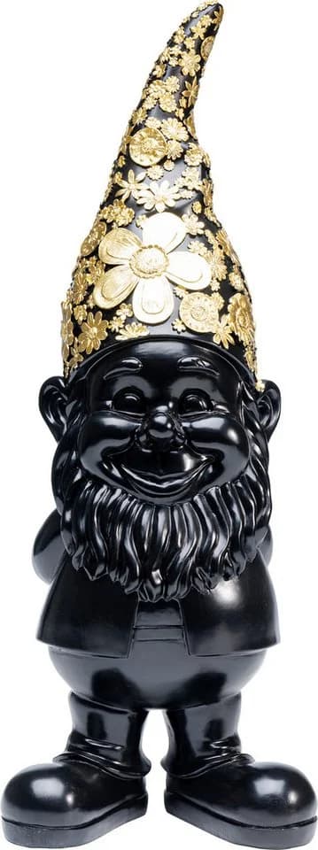 KARE DESIGN Dekofigur Zwerg Meditation Gold Polyresin - Bild 2