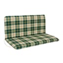 DEGAMO Bankauflage BOSTON 2-Sitzer Grün/Beige Kariert Bild 1