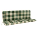 DEGAMO Bankauflage BOSTON 3-Sitzer Grün/Beige Kariert Bild 1