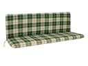 DEGAMO Bankauflage BOSTON 3-Sitzer Grün/Beige Kariert Bild 3