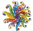 formano Buntes Windrad Metall Garten Dekoration Bild 1
