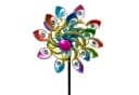 formano Gartenfigur Buntes Windrad Metall Windspiel Windmühle 109 cm Bild 1