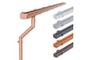 INEFA Dachrinne NW 83 Dachrinnen-Set PVC kastenförmig für Terrasse und Gartenhaus, 3m Bild 2