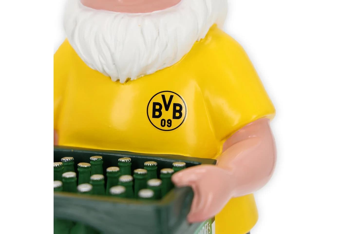 BVB Gartenzwerg Bierkasten Schwarz-Gelb Polyresin - Bild 3
