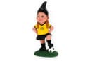 BVB Gartenzwergin Gelb Schwarz mit Fußball Bild 2