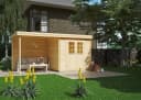 KIEHN-HOLZ Gartenhaus Edersee Beige Naturbelassen Bild 4