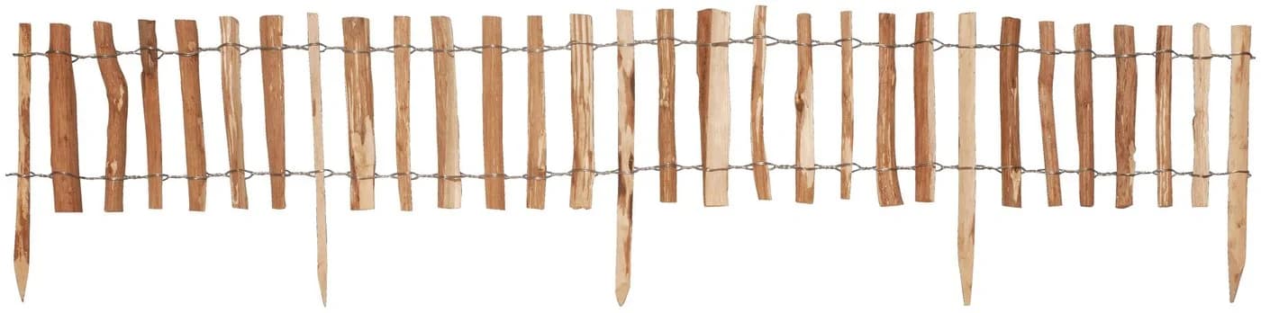 Kiehn-Holz Beetumrandung Mini-Haselnuss-Beetgrenze Natur - Bild 2