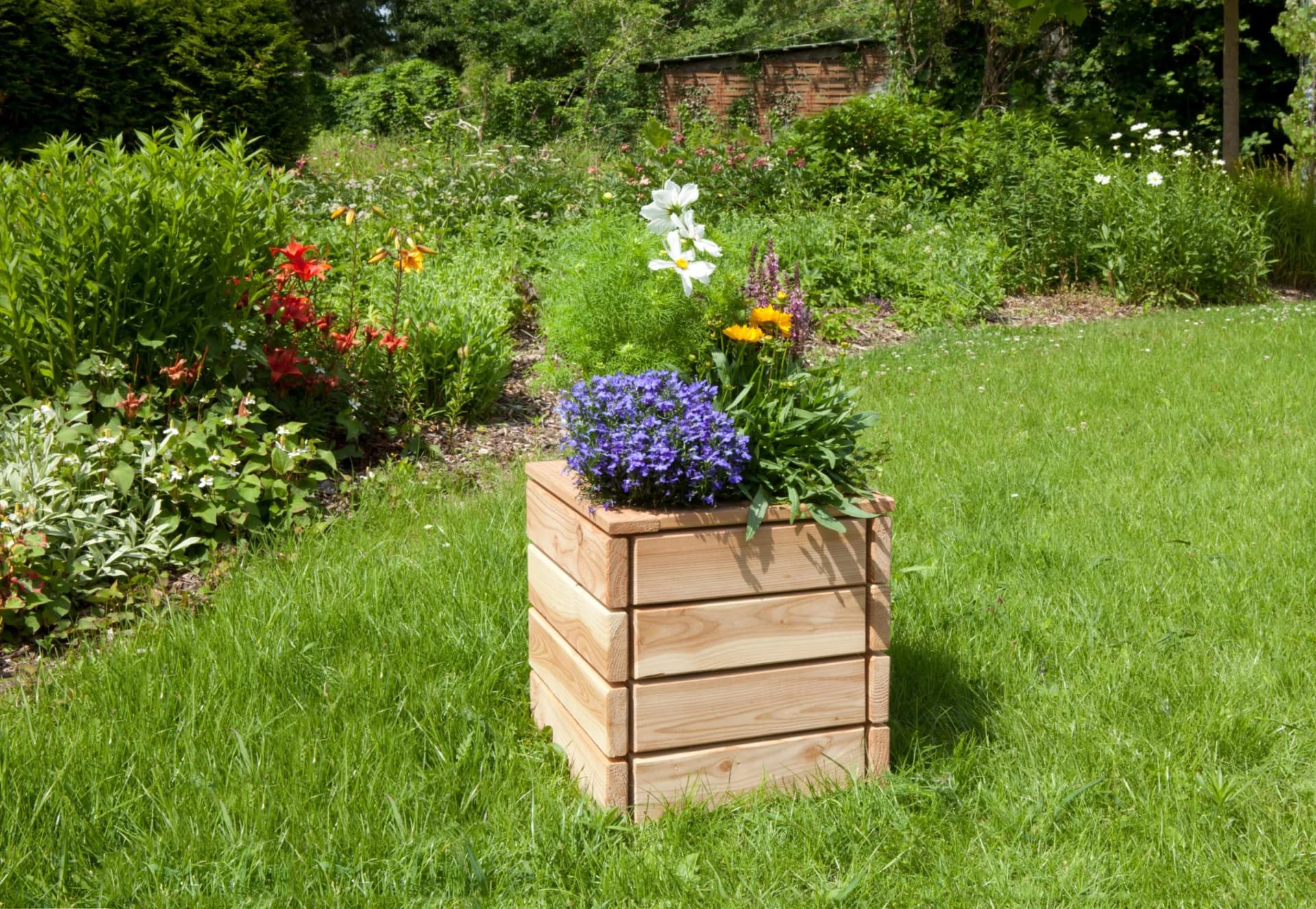 Pflanzkübel KONIFERA Lärchenholz 115x40x43 cm