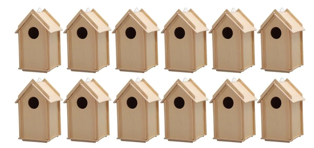 AVANTGARDE Vogelhaus, Set 12 Schichtholz - Bild 2