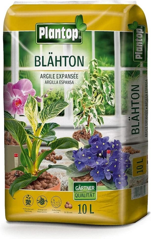 Plantop Blähton 10 Liter - pH 8,5 - Hydrokultur & Drainage