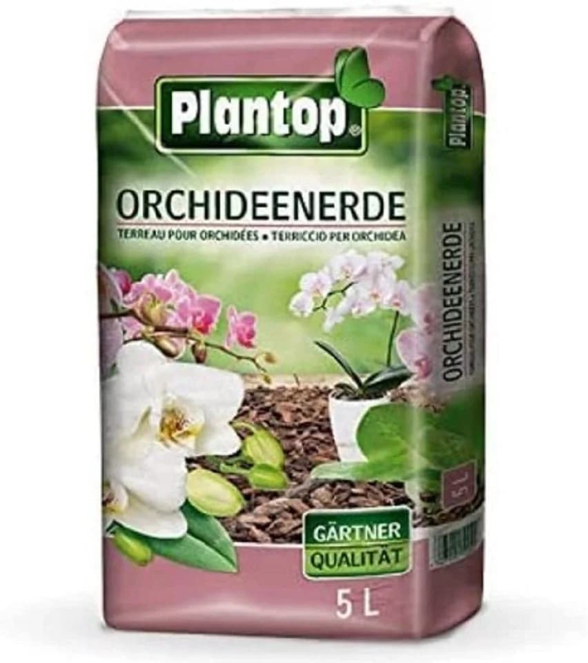 Plantop Orchideenerde 5 l torffrei mit Pinienrinde & Spaghnum