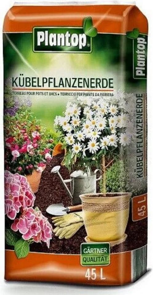 Plantop Kübelpflanzenerde 45 l mit Lavagestein & Depot-Dünger