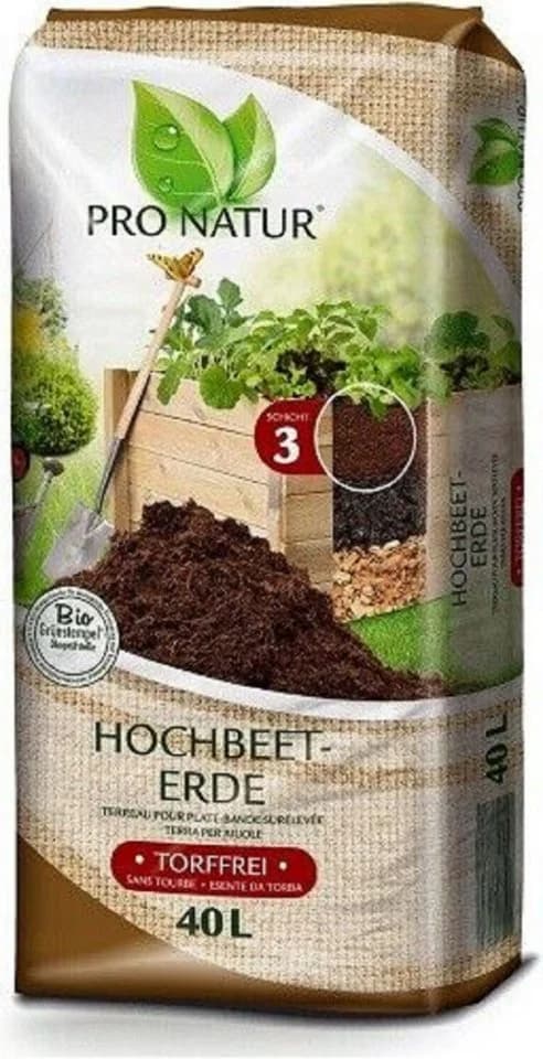Pro Natur Hochbeet-Erde 40L Bio-Spezialerde
