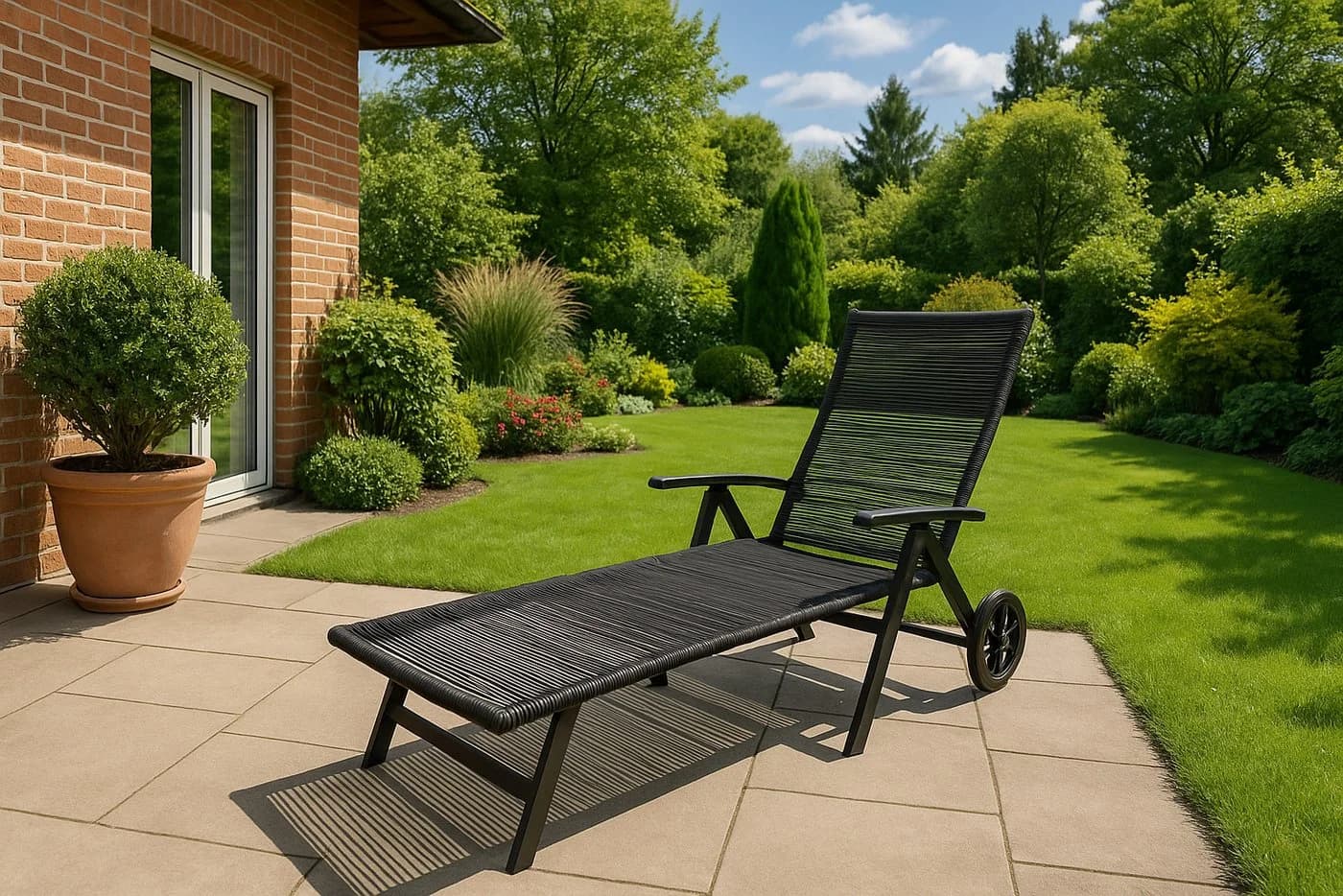 belavi Rollliege Gartenliege im Rope-Design - Bild 5