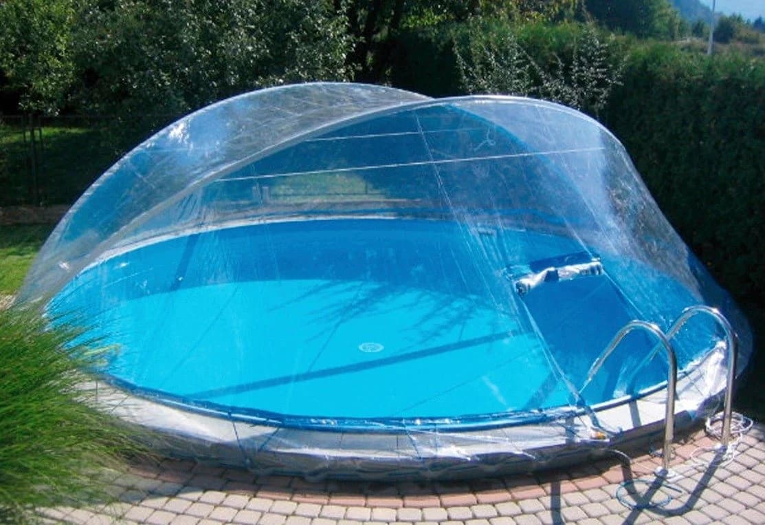 KWAD Cabrio Dome Poolverdeck Transparent für runde Pools - Bild 2