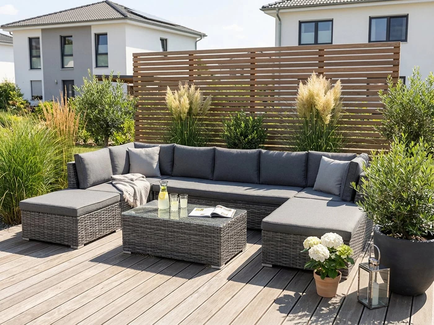 Gartenlounge-Set KONIFERA "New York" Polyrattan 10 Personen - Bild 2