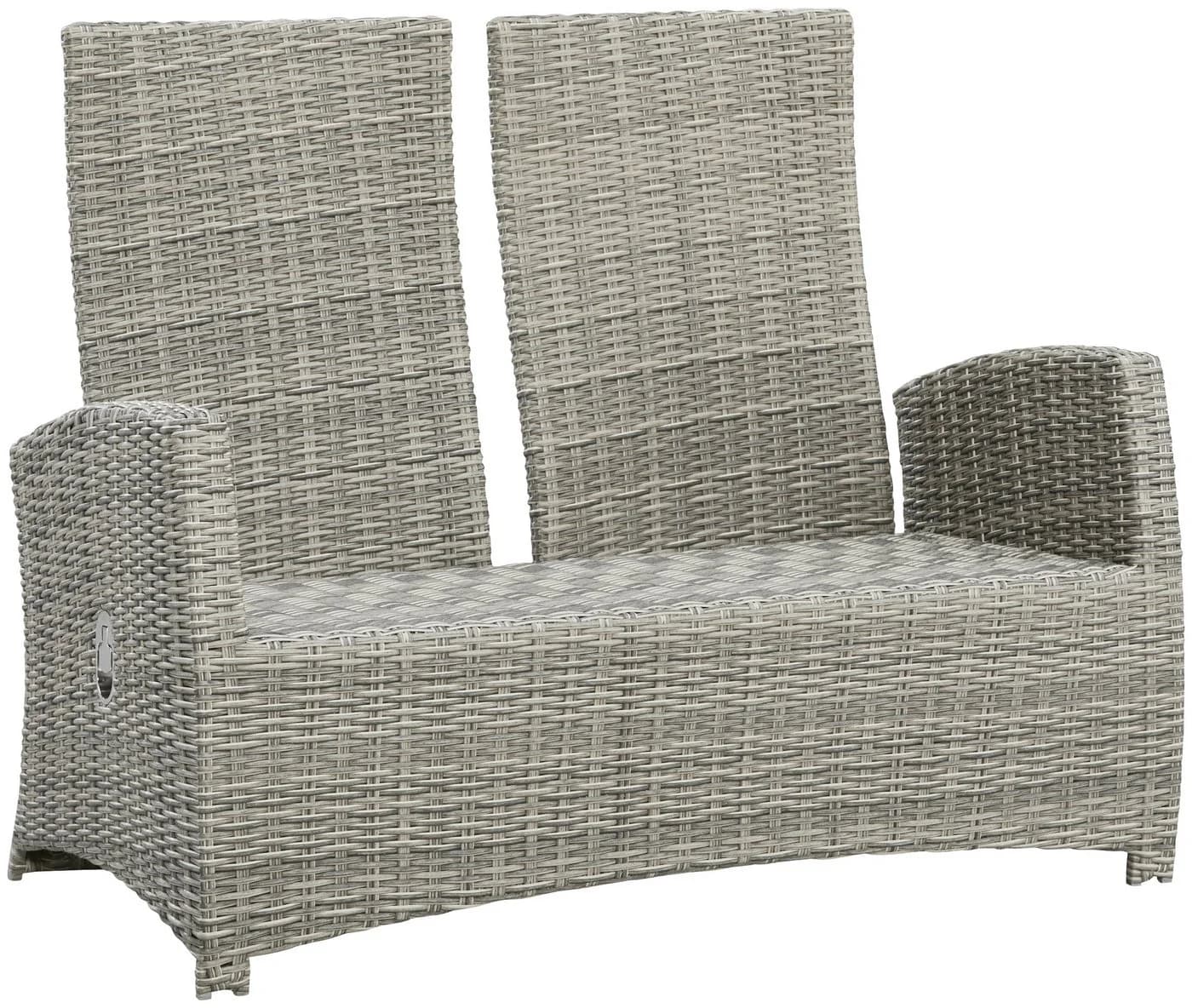 Moderne Garten-Essgruppe aus Polyrattan und Aluminium - Bild 5
