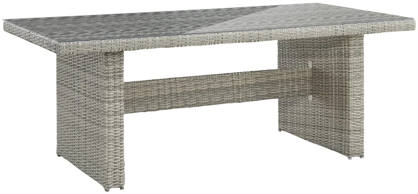Garten-Essgruppe KONIFERA Monaco Grau Polyrattan - Bild 5