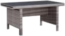 KONIFERA Garten-Essgruppe Parla 21-tlg. Brau Grau Polyrattan Bild 4