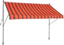 KONIFERA Klemmmarkise Nerja Orange Klassisches Design Bild 1