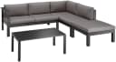 KONIFERA Gartenlounge-Set Dubai Anthrazit Aluminium 5-tlg. Bild 1