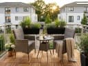 KONIFERA Garten-Essgruppe Mailand 7-tlg. Braun Polyrattan Bild 2
