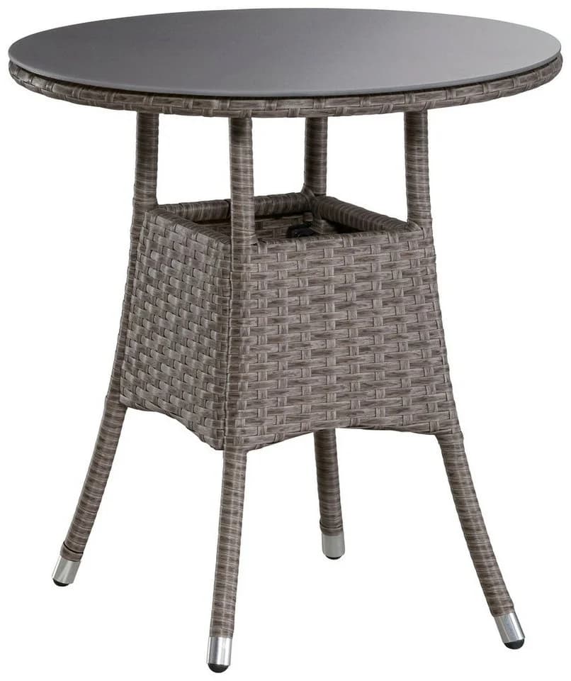 KONIFERA Garten-Essgruppe Mailand 7-tlg. Braun Polyrattan - Bild 5