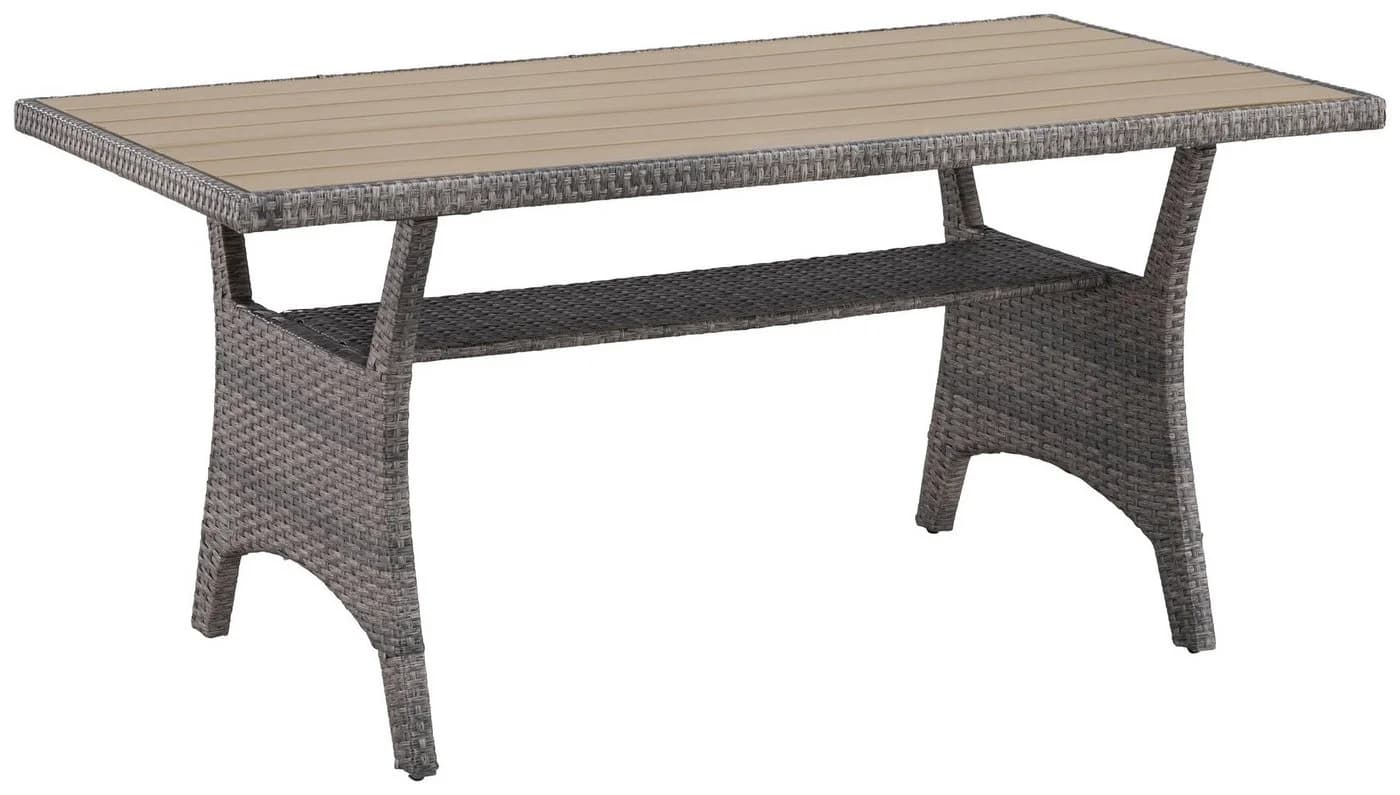 KONIFERA Gartenlounge-Set Keros Premium 8-tlg. Grau/Braun Polyrattan - Bild 4