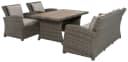 KONIFERA Gartenlounge-Set Siros 12-tlg. Polyrattan Braun/Beige Bild 3