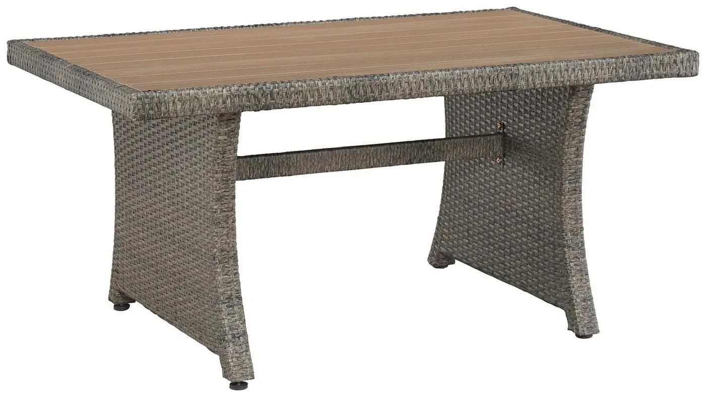 KONIFERA Gartenlounge-Set Siros 12-tlg. Polyrattan Braun/Beige - Bild 4