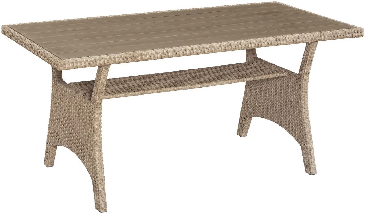 KONIFERA Gartenlounge-Set Amsterdam 16-tlg. Beige Polyrattan - Bild 4