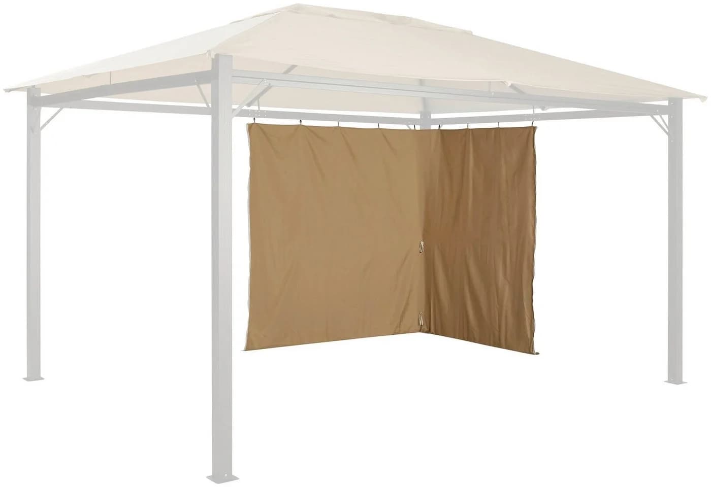 KONIFERA Pavillonseitenteil Elba sandbeige Polyester - Bild 2