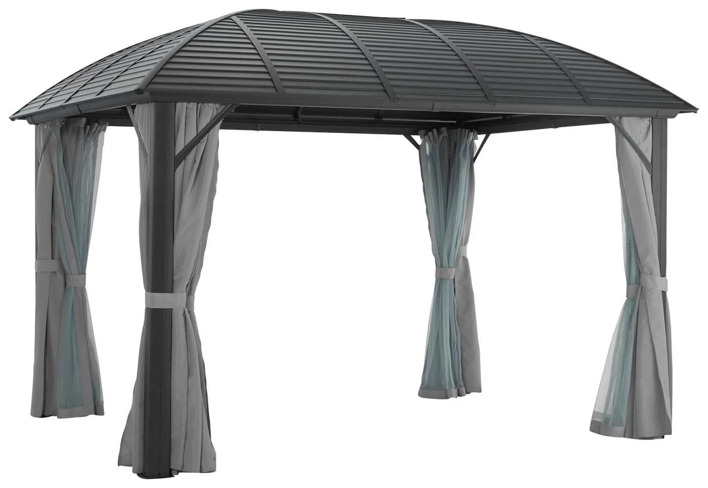 KONIFERA Pavillon Málaga mit 4 Seitenteilen und Moskitonetzen