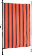 KONIFERA Senkrechtmarkise Costa Azul Orange-Braun Teleskop Bild 1