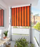 KONIFERA Senkrechtmarkise Costa Azul Orange-Braun Teleskop Bild 2