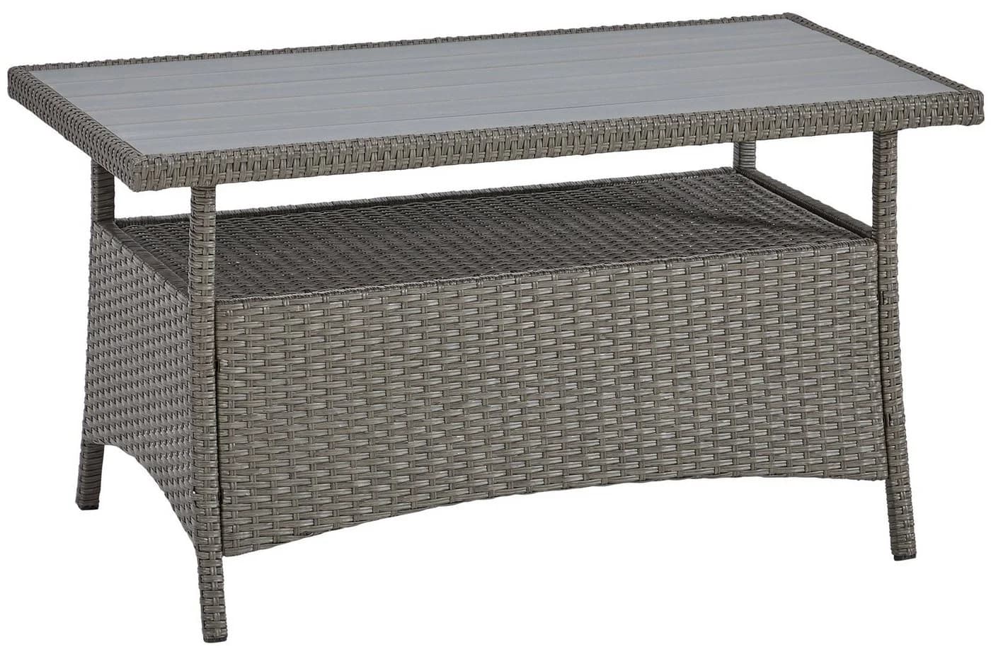 Konifera Gartenlounge-Set Vigo Grau Poly Rattan mit verstellbarer Lehne - Bild 3