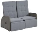 Konifera Gartenlounge-Set Vigo Grau Poly Rattan mit verstellbarer Lehne Bild 4