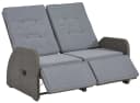 Konifera Gartenlounge-Set Vigo Grau Poly Rattan mit verstellbarer Lehne Bild 5