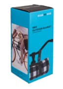 Picknickdecke mit Fahrrad-Clips 120x135cm Polyester wasserabweisend Bild 3