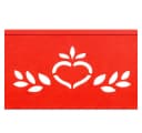 DanDiBo Gartenbank Metall Wetterfest Rot 2-Sitzer Bild 4