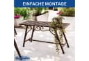 DanDiBo Gartenbank Metall 83 cm Rost Optik Bild 5