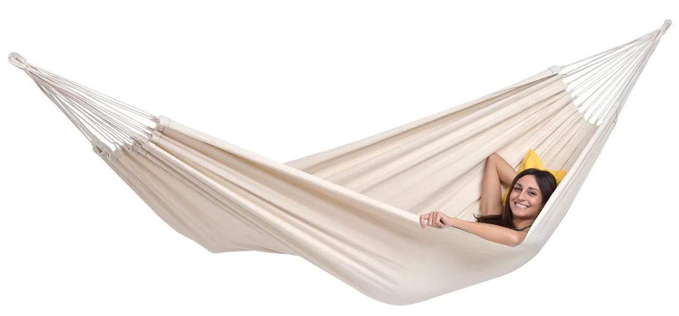 Amazonas Hängematte XL Barbados 2 Personen recycelte Baumwolle