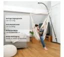 Amazonas Hängesessel Brasil KingSize Beige Handgefertigt Recycelt Bild 4