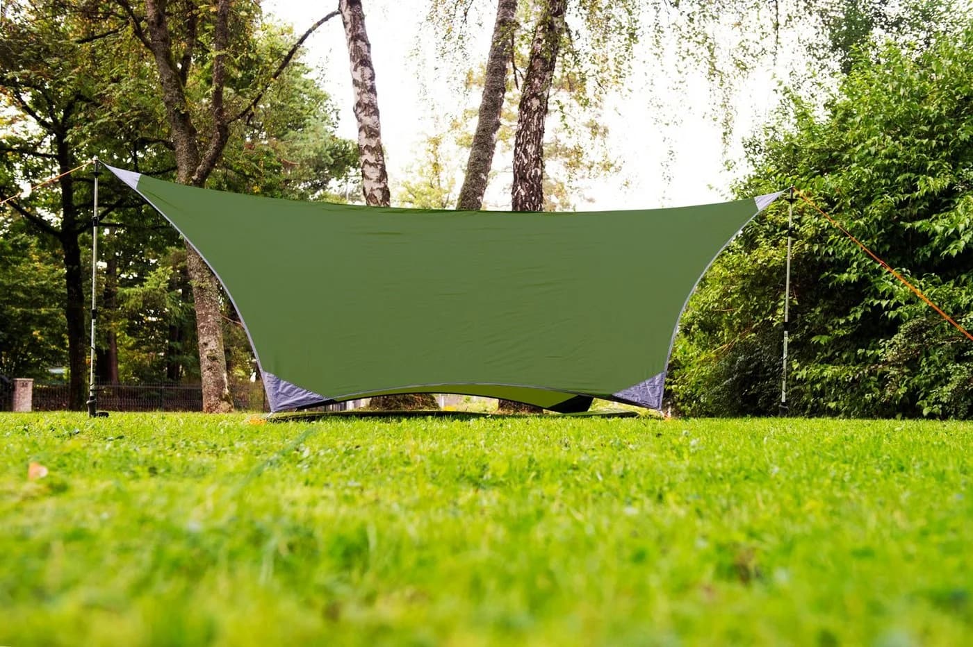 Amazonas Ultra-Light Traveller Tarp Regendach für Hängematten Grün - Bild 5
