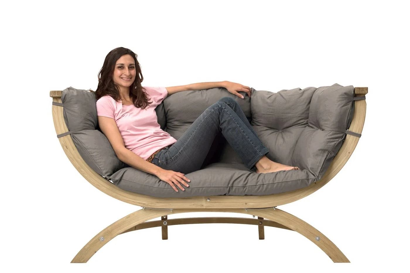 Amazonas Loungesofa Siena Due Taupe Gartenmöbel - Bild 2