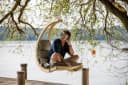 Amazonas Hängesessel Swing Chair anthracite mit Sitzkissen & Schwingfeder Bild 1